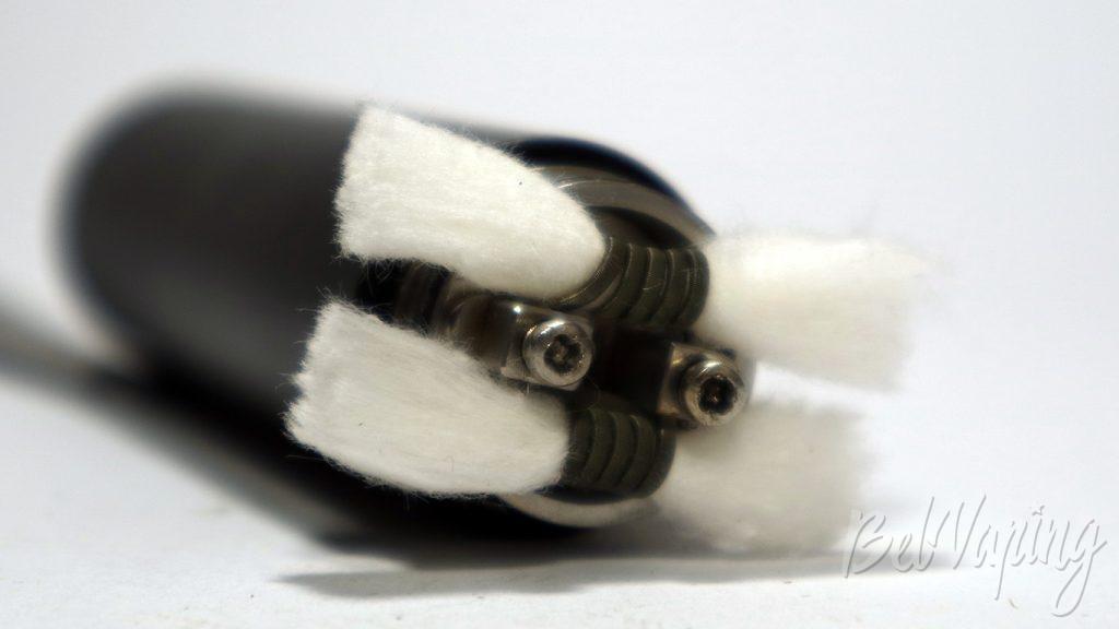 Tobeco Torque RDA - установка хлопка