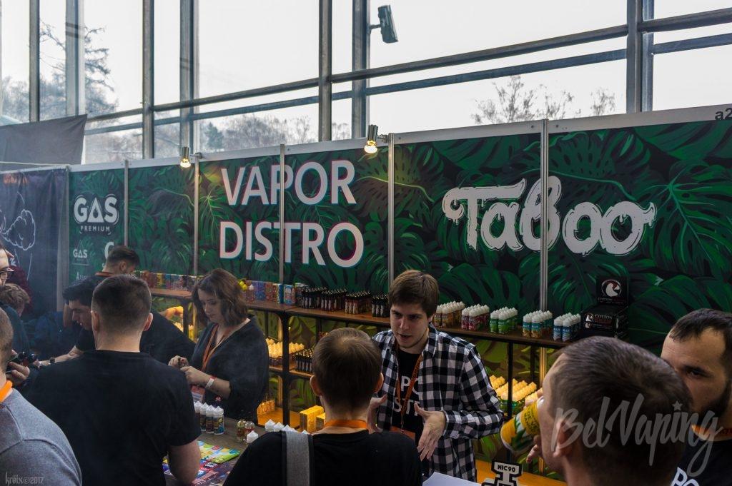 Стенд Vapor Distro на Vapexpo 2017 Moscow 8-10 декабря