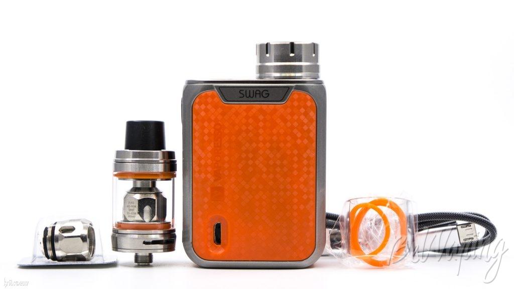 Комплектация Vaporesso SWAG 80W TC Starter Kit