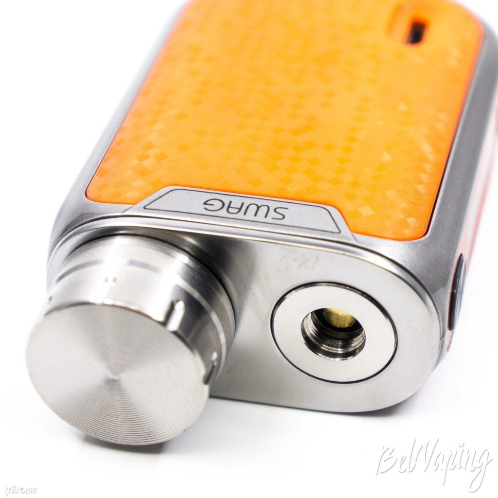Внешний вид SWAG 80W TC Box Mod сверху