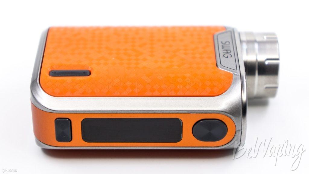 Экран и кнопки SWAG 80W TC Box Mod
