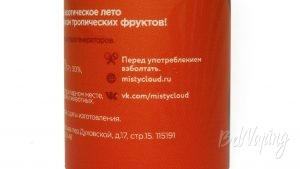 Жидкости Misty Cloud - предупреждения