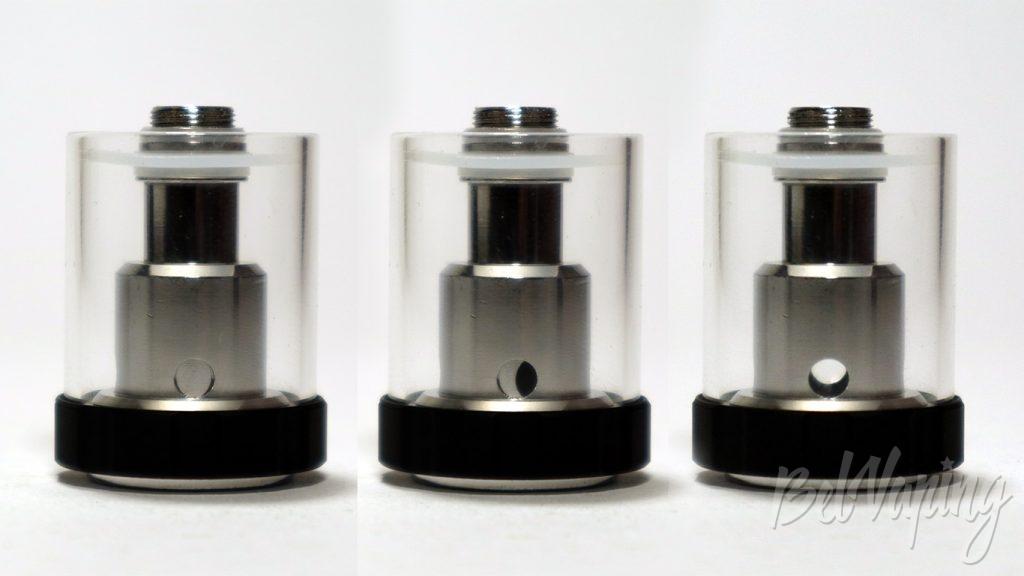 Vaptio C-II TANK - регулировка подачи жидкости