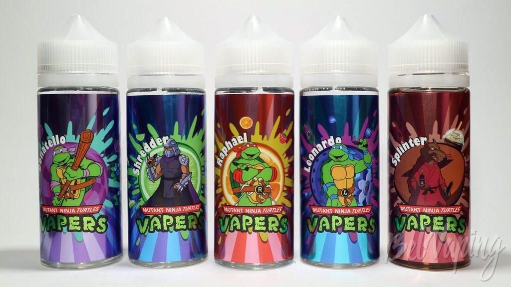 Жидкости Mutant Ninja Turtles VAPERS - линейка вкусов