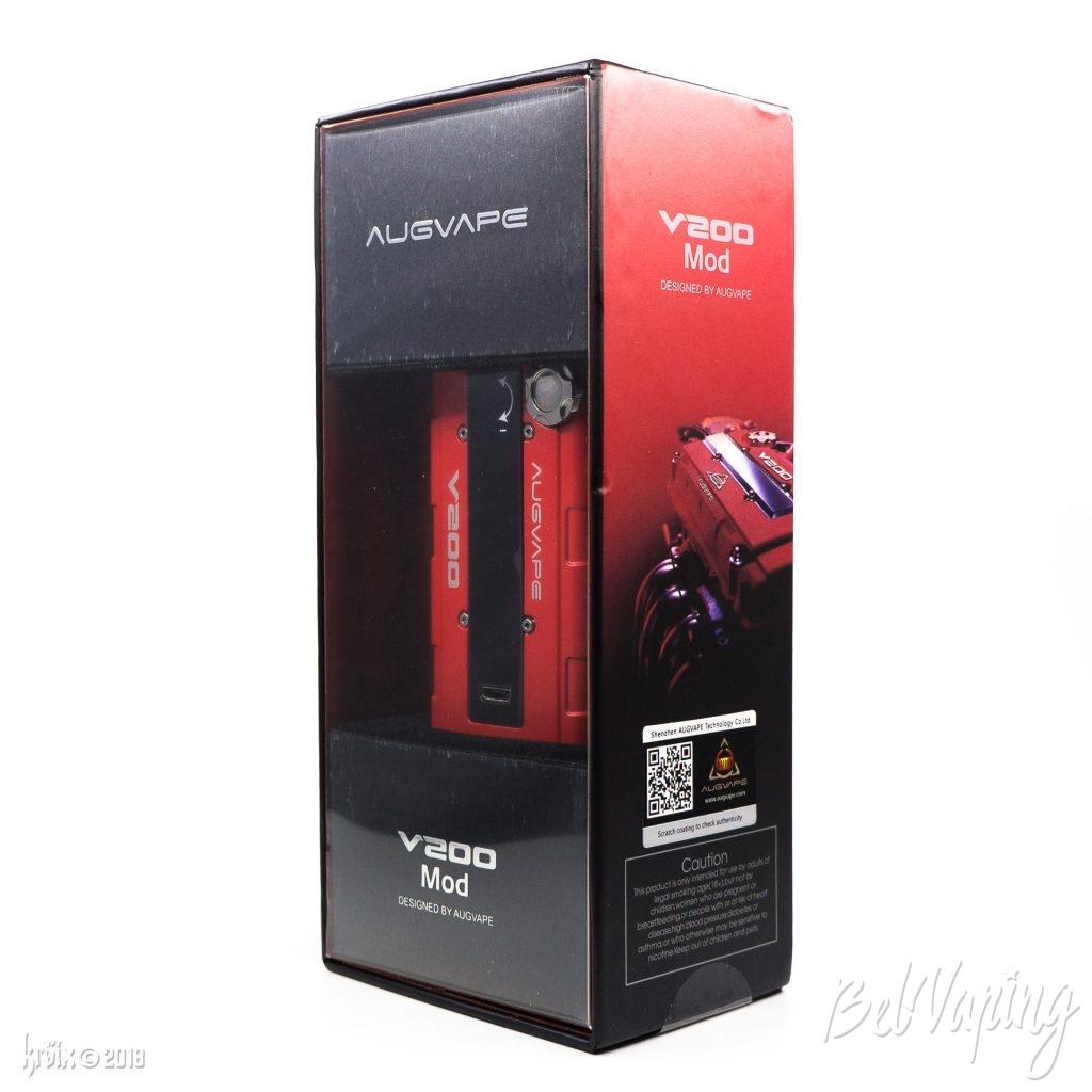 Упаковка боксмода Augvape V200 Mod