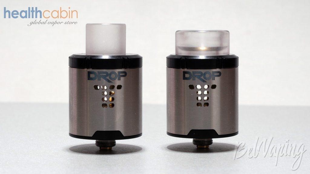 Digiflavor DROP RDA - внешний вид с комплектными дриптипами