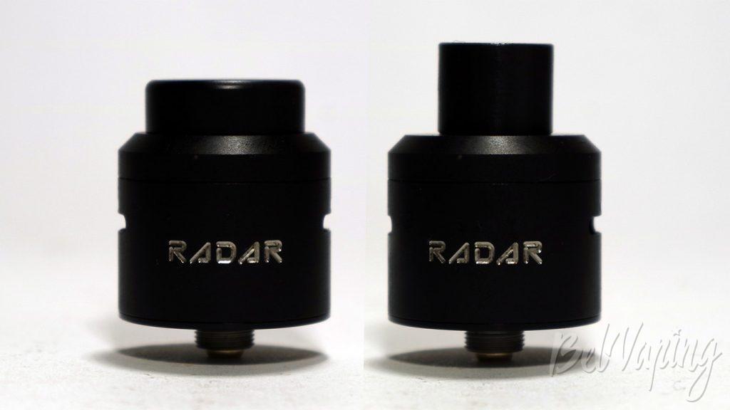 GEEK VAPE RADAR RDA - внешний вид с разными дриптипами