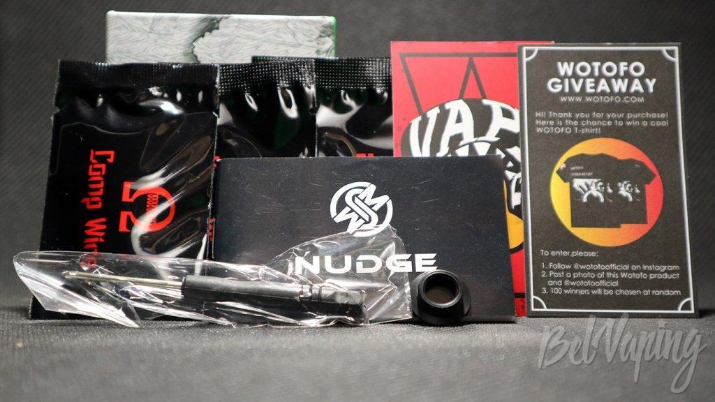 WOTOFO NUDGE RDA - комплект поставки