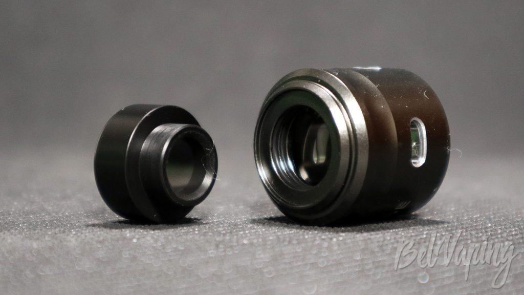 WOTOFO NUDGE RDA - 810 дриптип и вид сверху