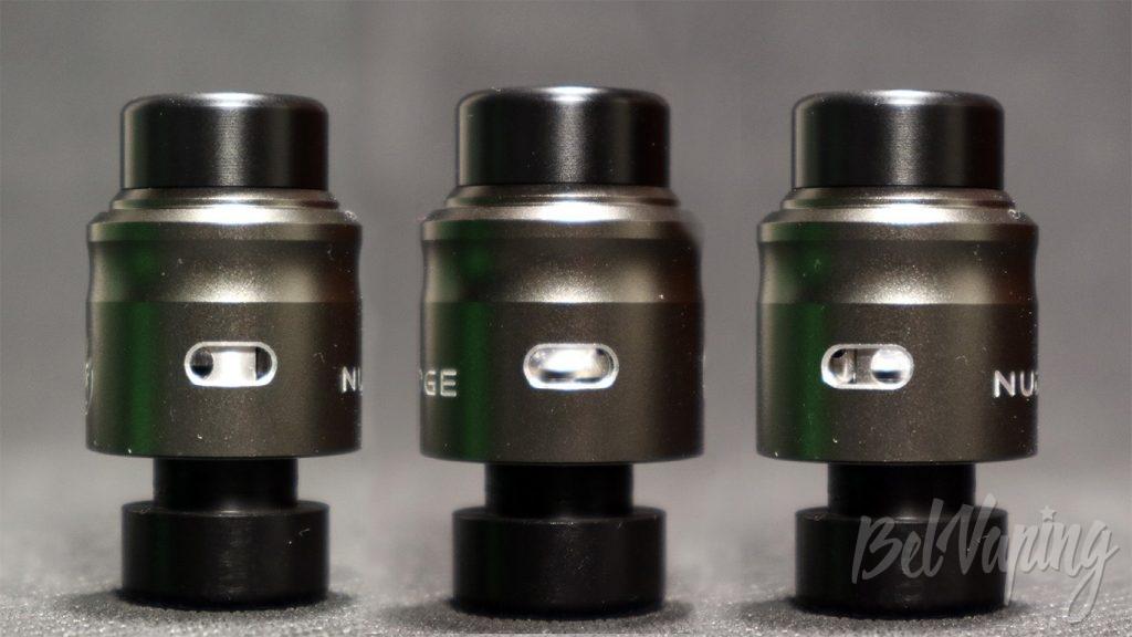 WOTOFO NUDGE RDA - регулировка обдува