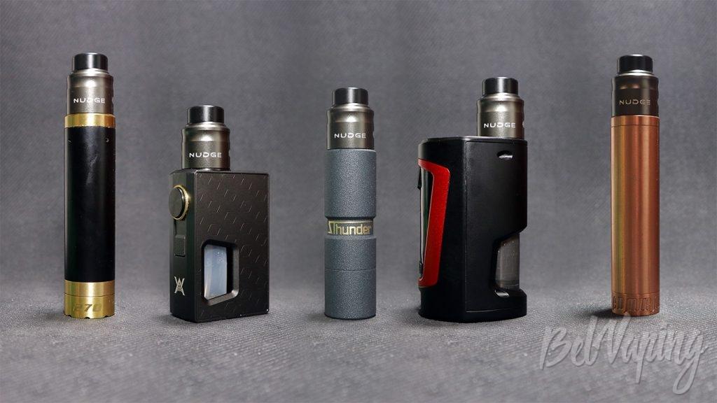 WOTOFO NUDGE RDA - внешний вид на разных устройствах