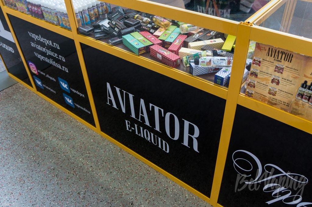 Стенд Aviator на Vapexpo 2017 Moscow