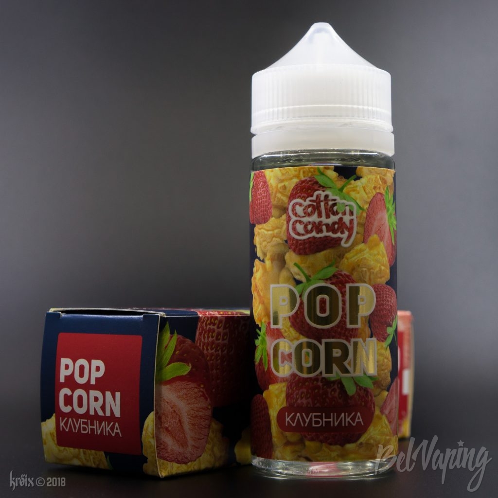 Cotton Candy Popcorn - Клубника