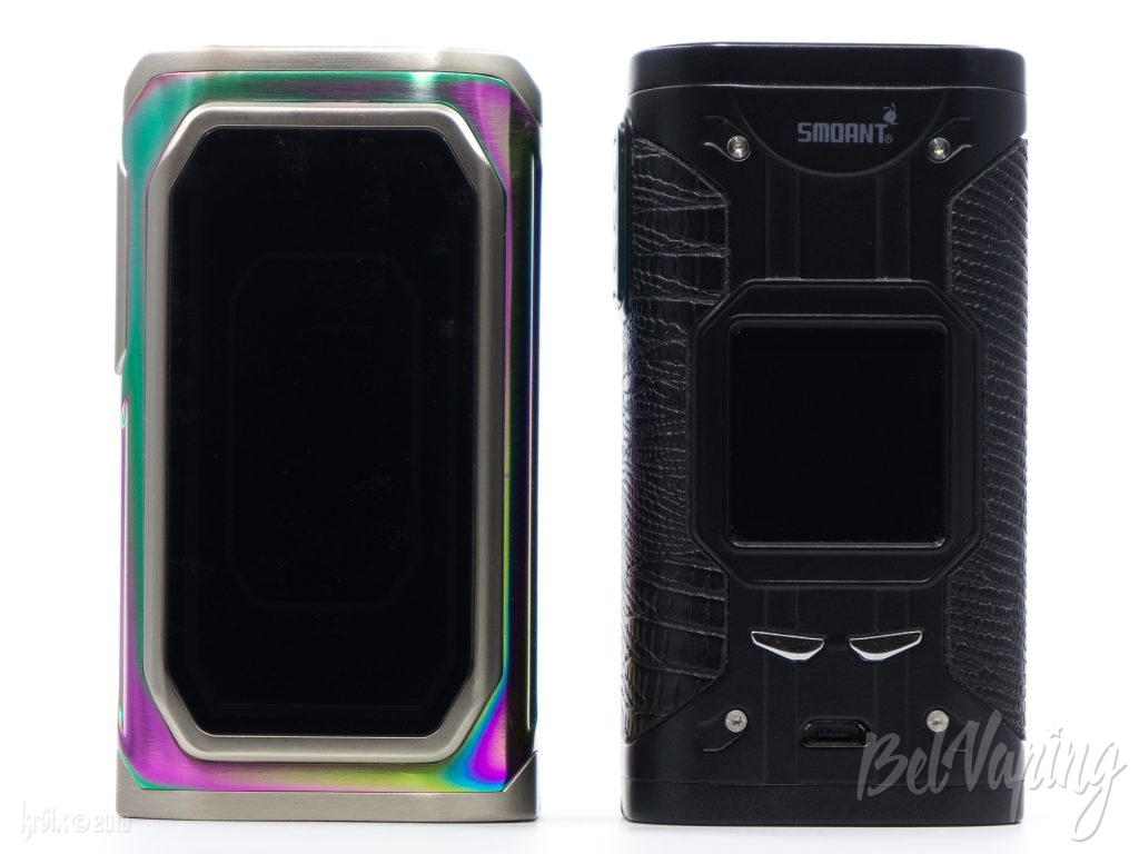 Сравнение ESPION Infinite (слева) и Smoant Cylon 218