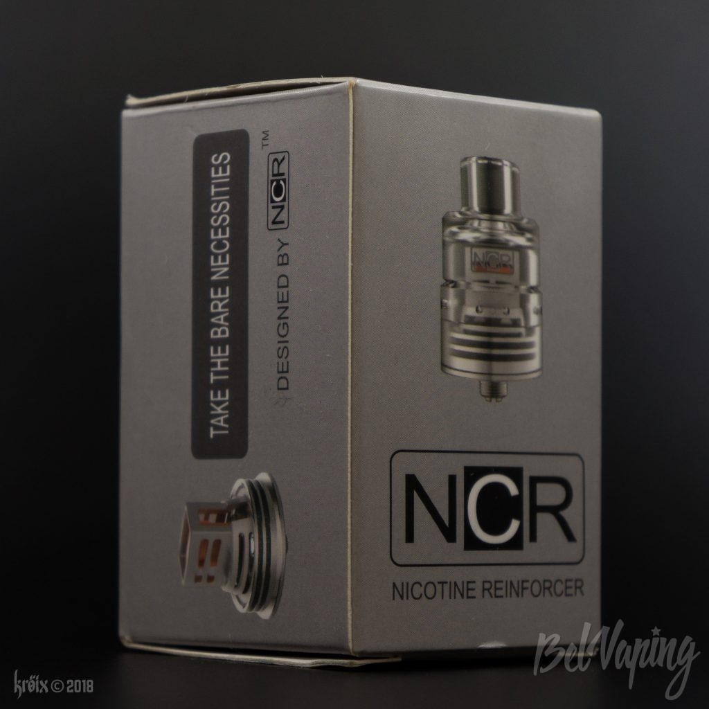 Упаковка Nicotine Reinforcer RDA от NCR