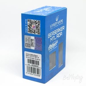 Упаковка Vandy Vape & Alex VapersMD Berserker MTL RDA