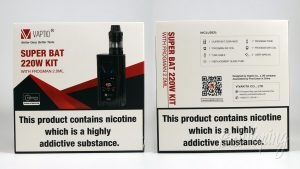 Vaptio SUPER BAT 220W KIT - Упаковка