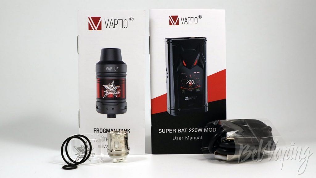Vaptio SUPER BAT 220W KIT - комплект поставки
