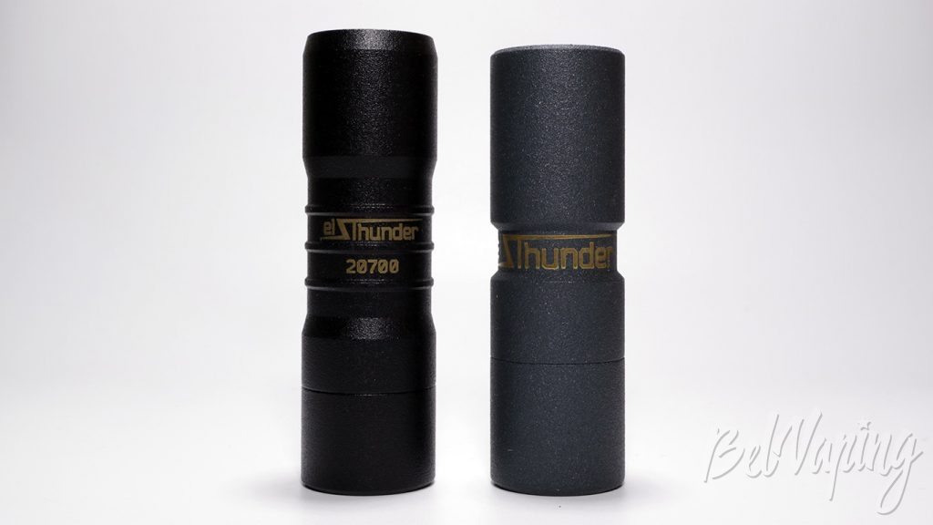 Мехмод El Thunder 20700 - сравнение с версией под аккумулятор 18650