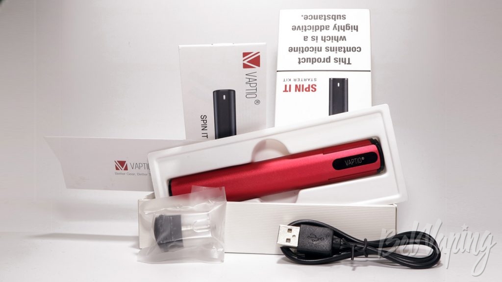 Vaptio SPIN IT starter kit - что в коробке
