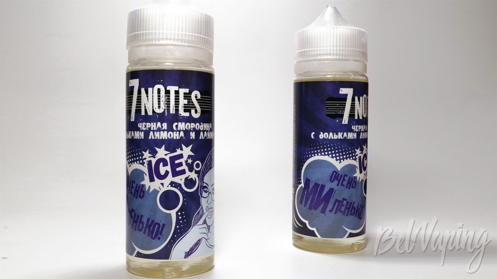 Жидкость 7 NOTES ICE - вкус Очень МИленько