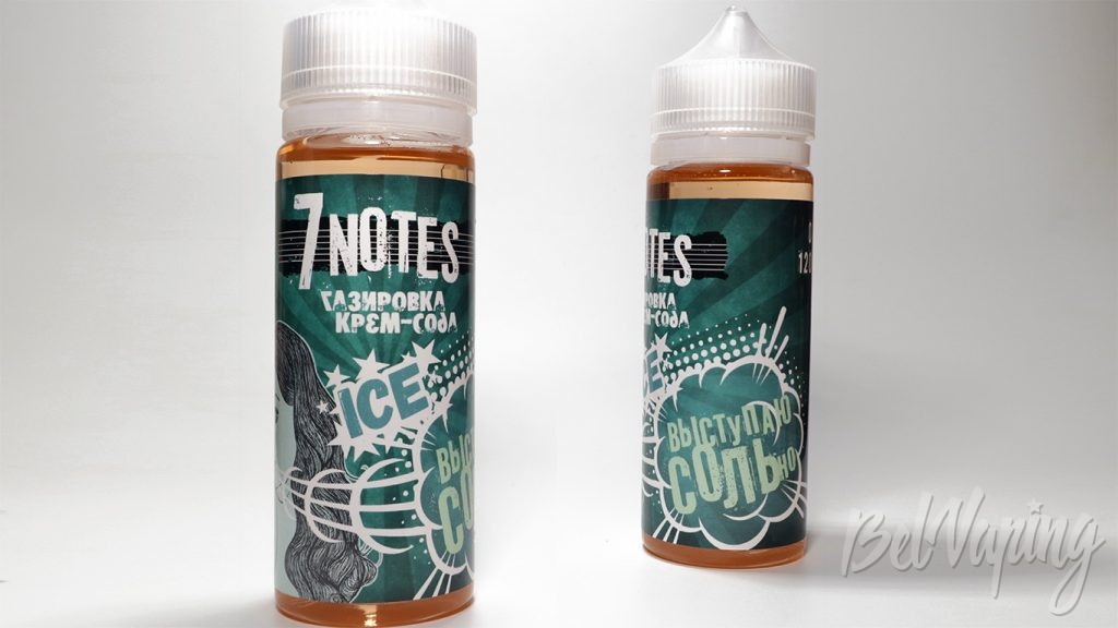 Жидкость 7 NOTES ICE - вкус Выступаю СОЛЬно