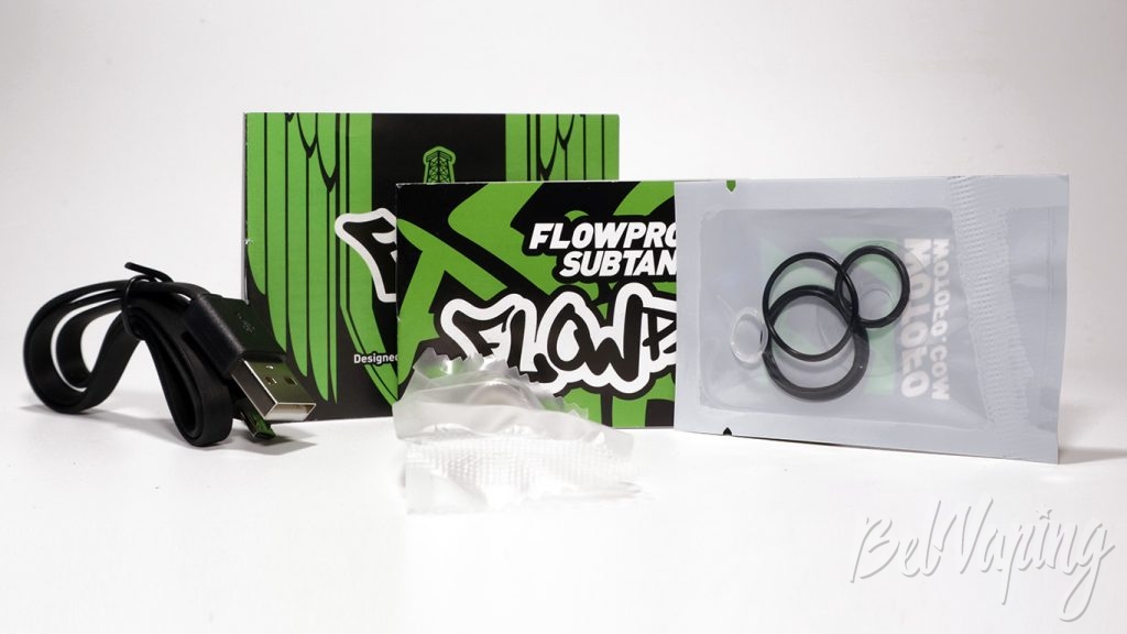 Обзор набора FLUX mod и FLOW PRO subtank - комплект поставки