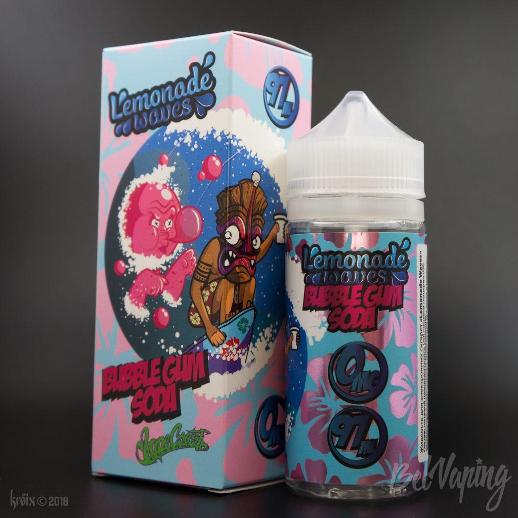 Жидкость Lemonade Waves Bubble Gum Soda