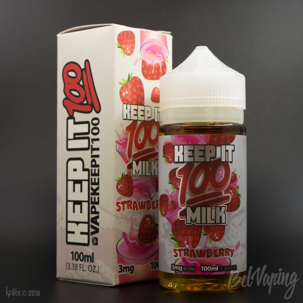 Жидкость Strawberry Milk от Keep It 100 E-Juice