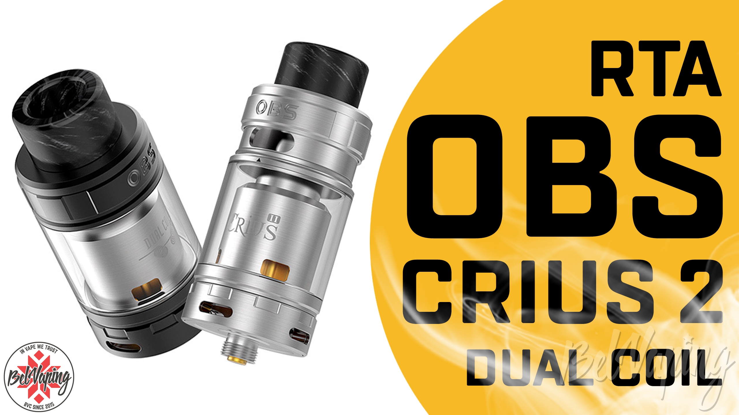 Видеообзор бака OBS Crius 2 RTA Dual Coil