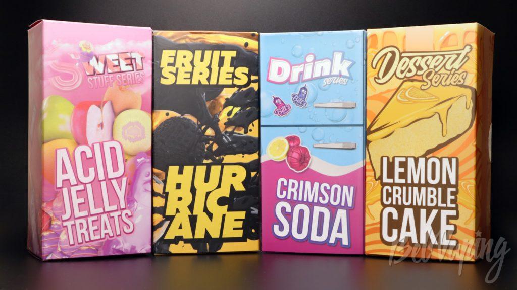Жидкости Bill's e-liquid - коробки