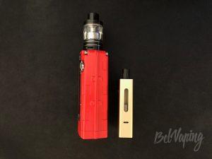 Сравнение размеров Augvape V200 и Artery PAL Mini