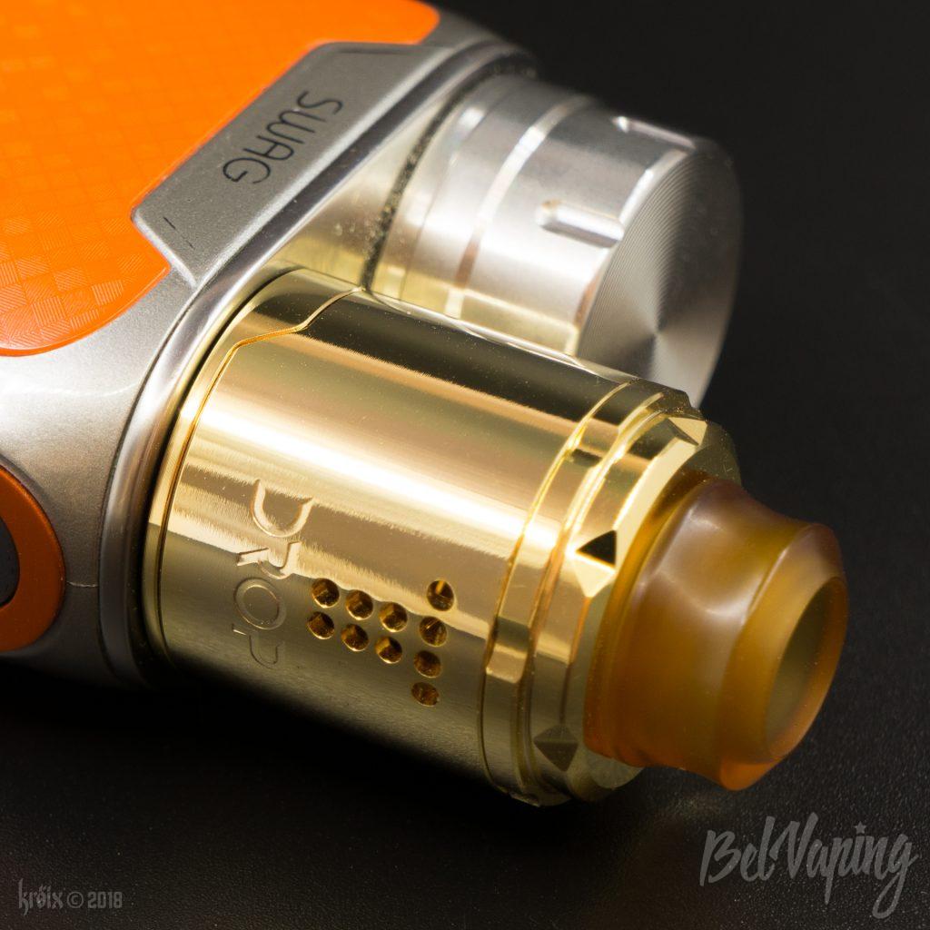 Drop Solo RDA с кольцом-адаптером на Vaporesso SWAG