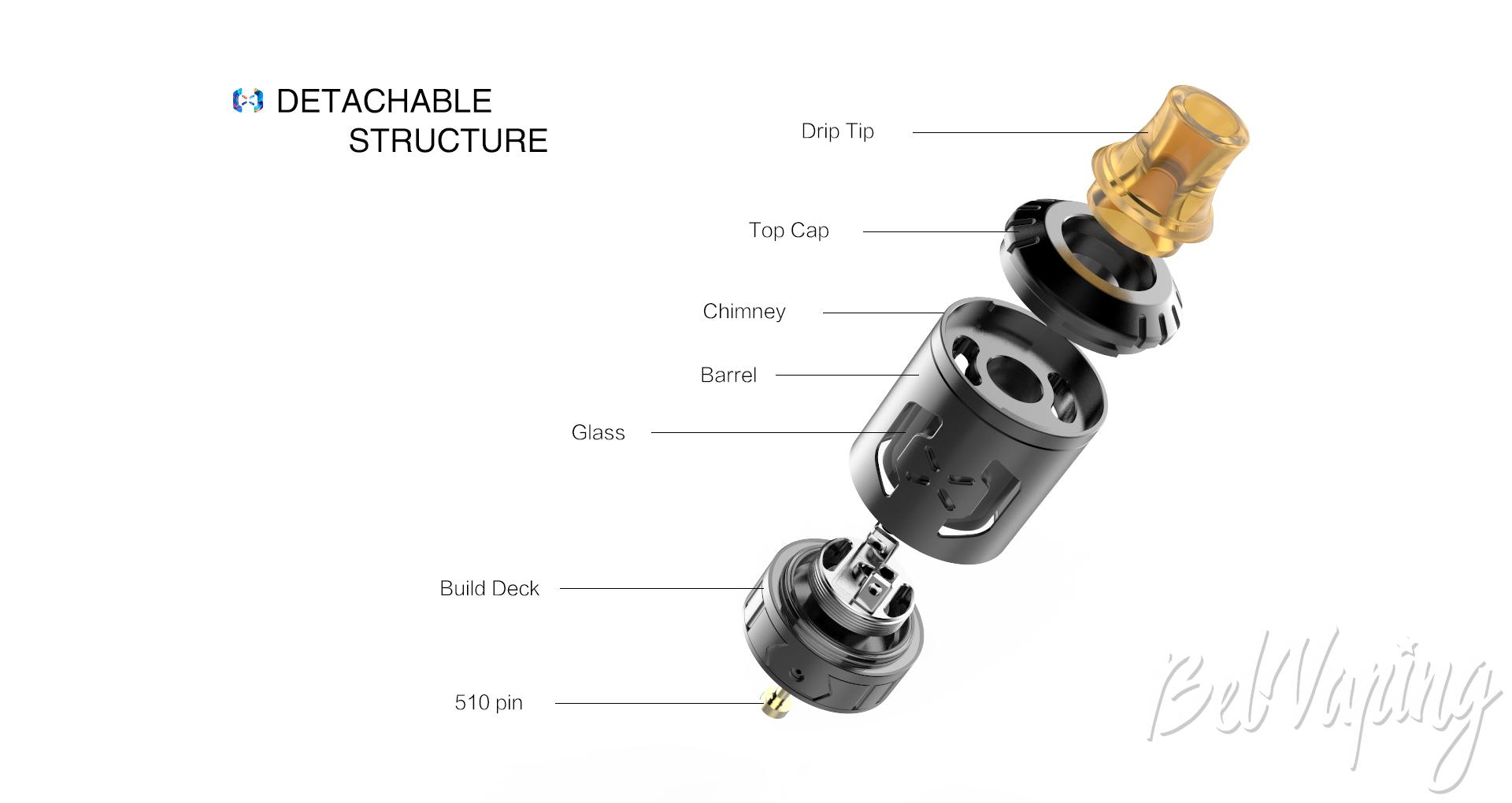 Конструктив Hugsvape Chalice MTL RTA