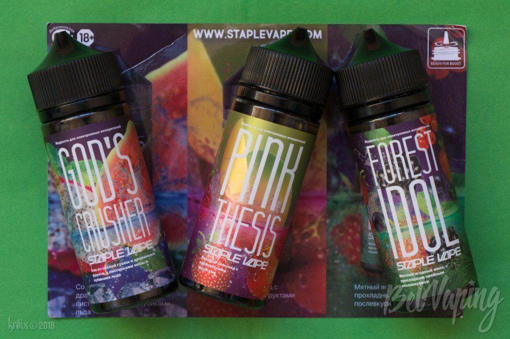 Линейка вкусов Staple Vape
