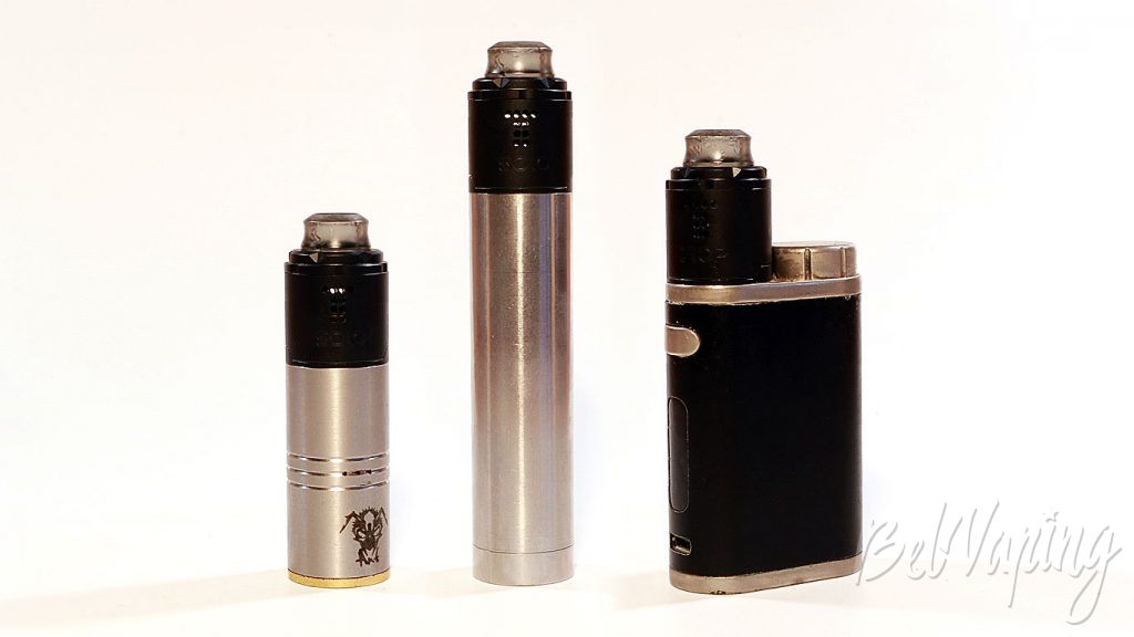 Digiflavor DROP SOLO RDA - вид на модах 22 мм