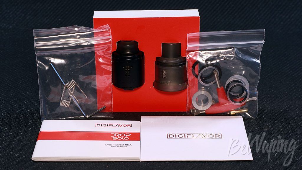 Digiflavor DROP SOLO RDA - комплект поставки