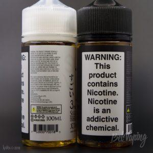 Этикетка жидкости Ai и Ten от Sugoi Vapor