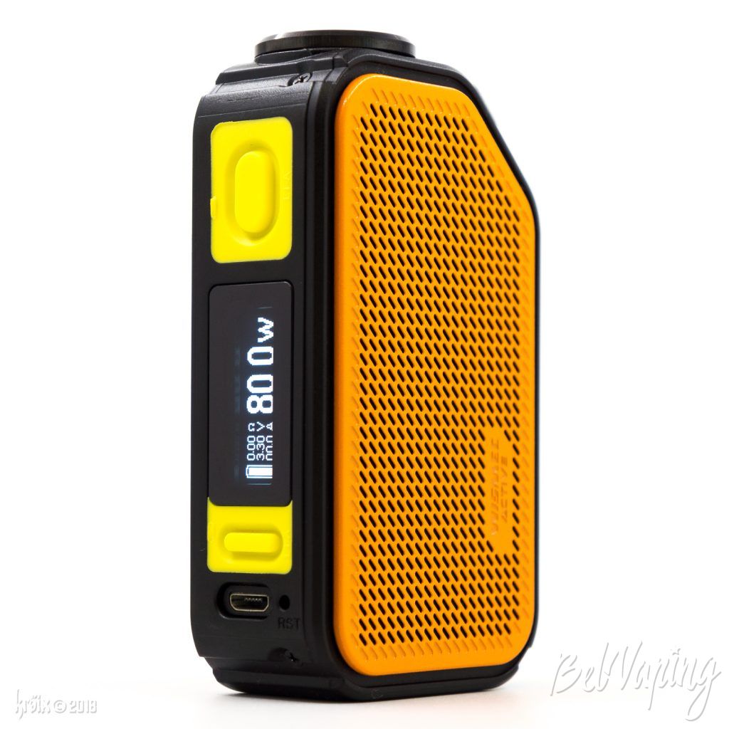Экран и кнопки Wismec Active