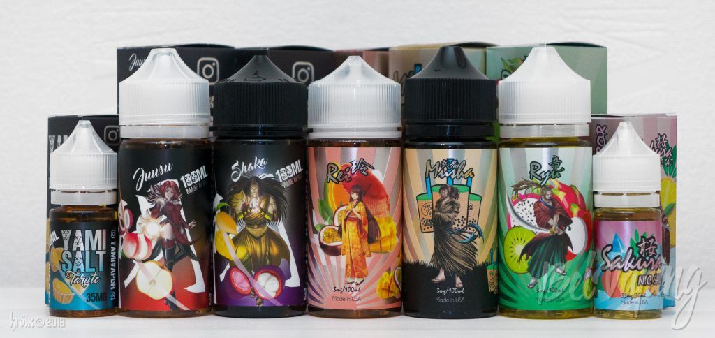 Жидкости Sugoi Vapor и Yami Vapor