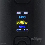 Экран Boxer 200W Squonk Box Mod SXK в режиме вариватт