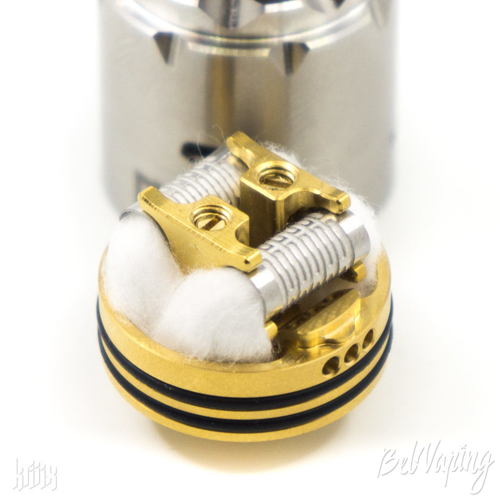 База Notch Coil RDA с установленными Notch Coil