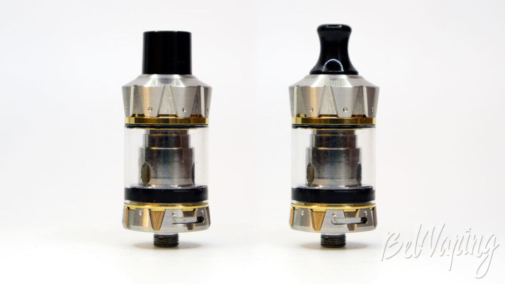 Vaptio THRONE TANK - вид с разными дриптипами