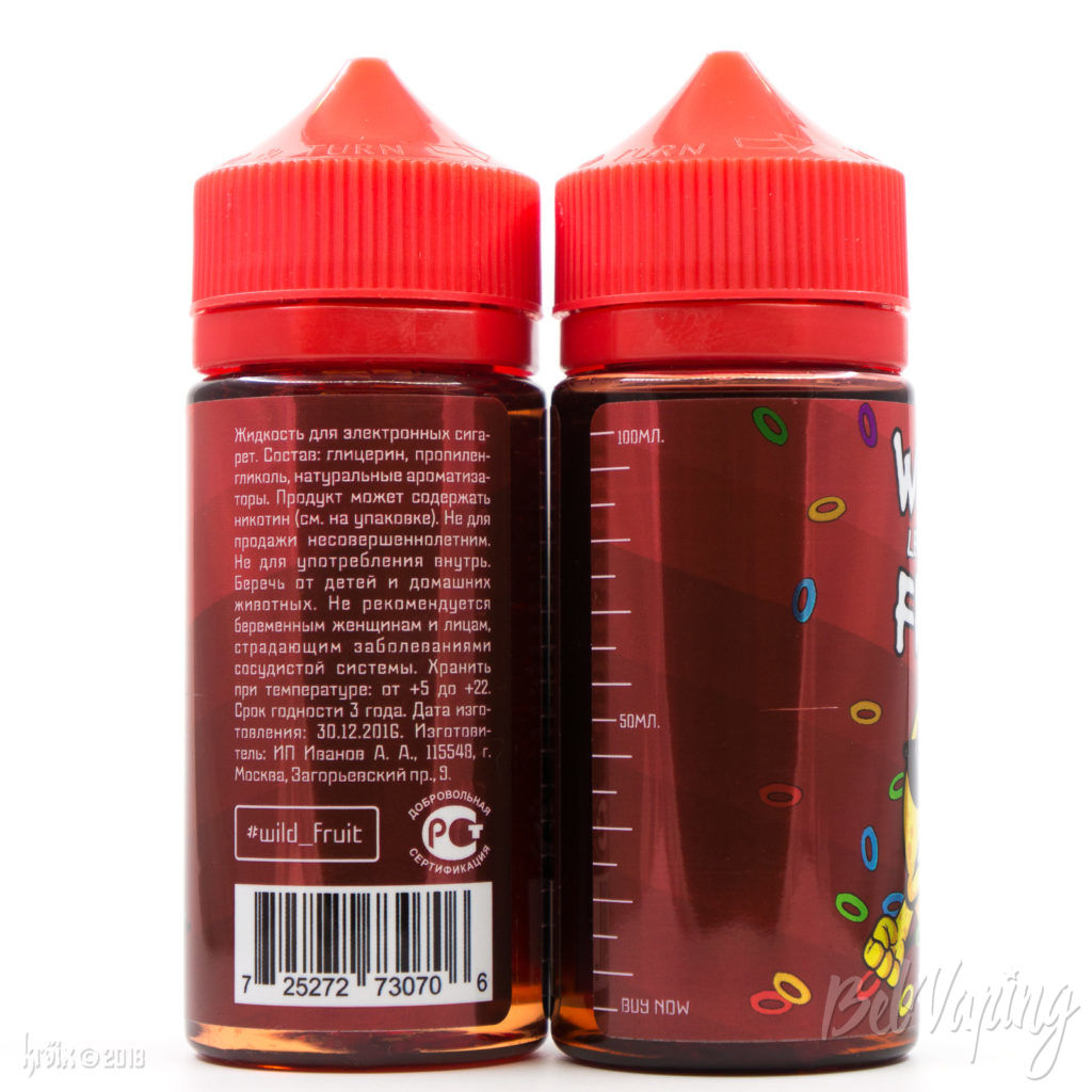 Этикетка Wild Fruit