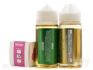 Тара и этикетка жидкости BRWD E-LIQUID