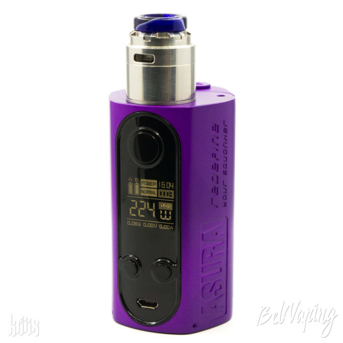 Экран и кнопки Hugo Vapor ASURA
