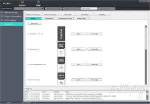 Интерфейс VOOPOO Configuration software