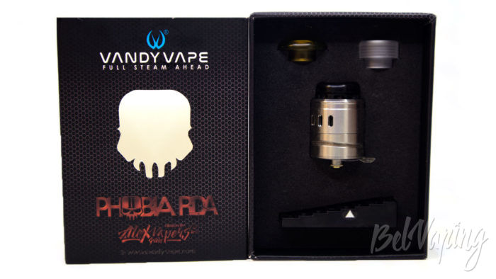 Vandy Vape PHOBIA 2 RDA - что в коробке