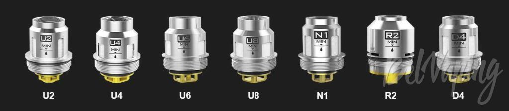Варианты испарителей для Voopoo UFORCE T1