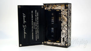 Asmodus PLAQUE 150W TC - батарейный отсек